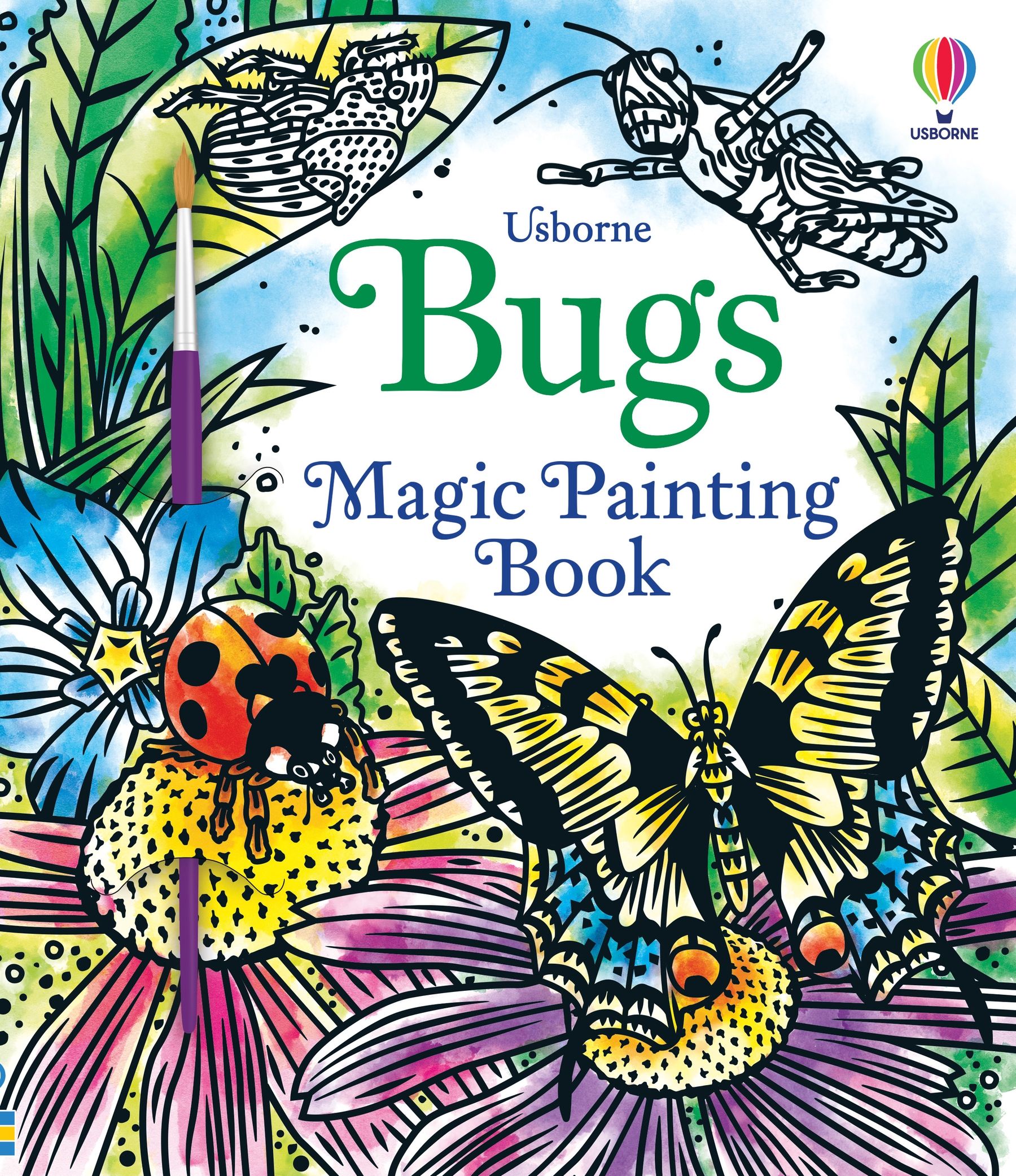 Magic painting book Bugs