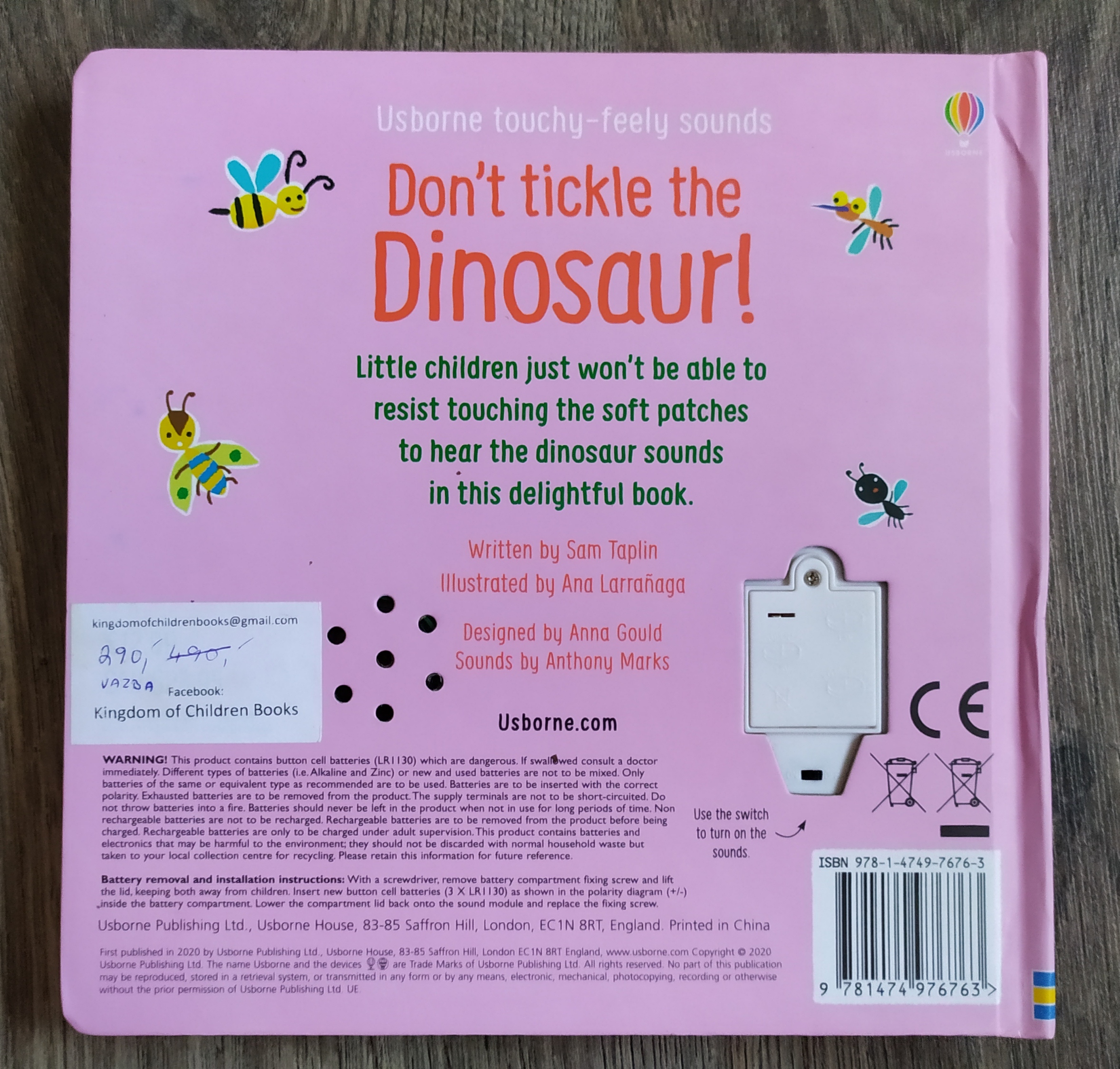 Výprodej - Don't tickle the Dinosaur