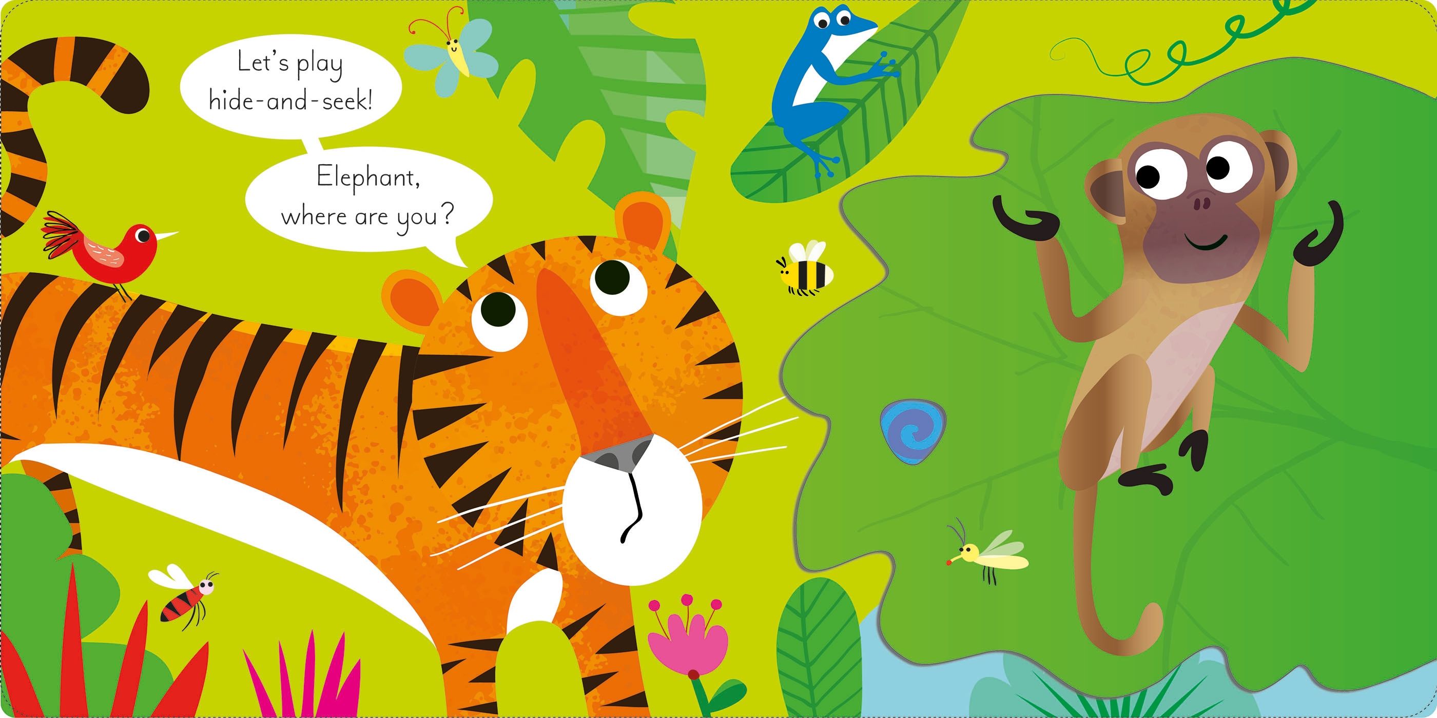 Play hide & seek with Tiger