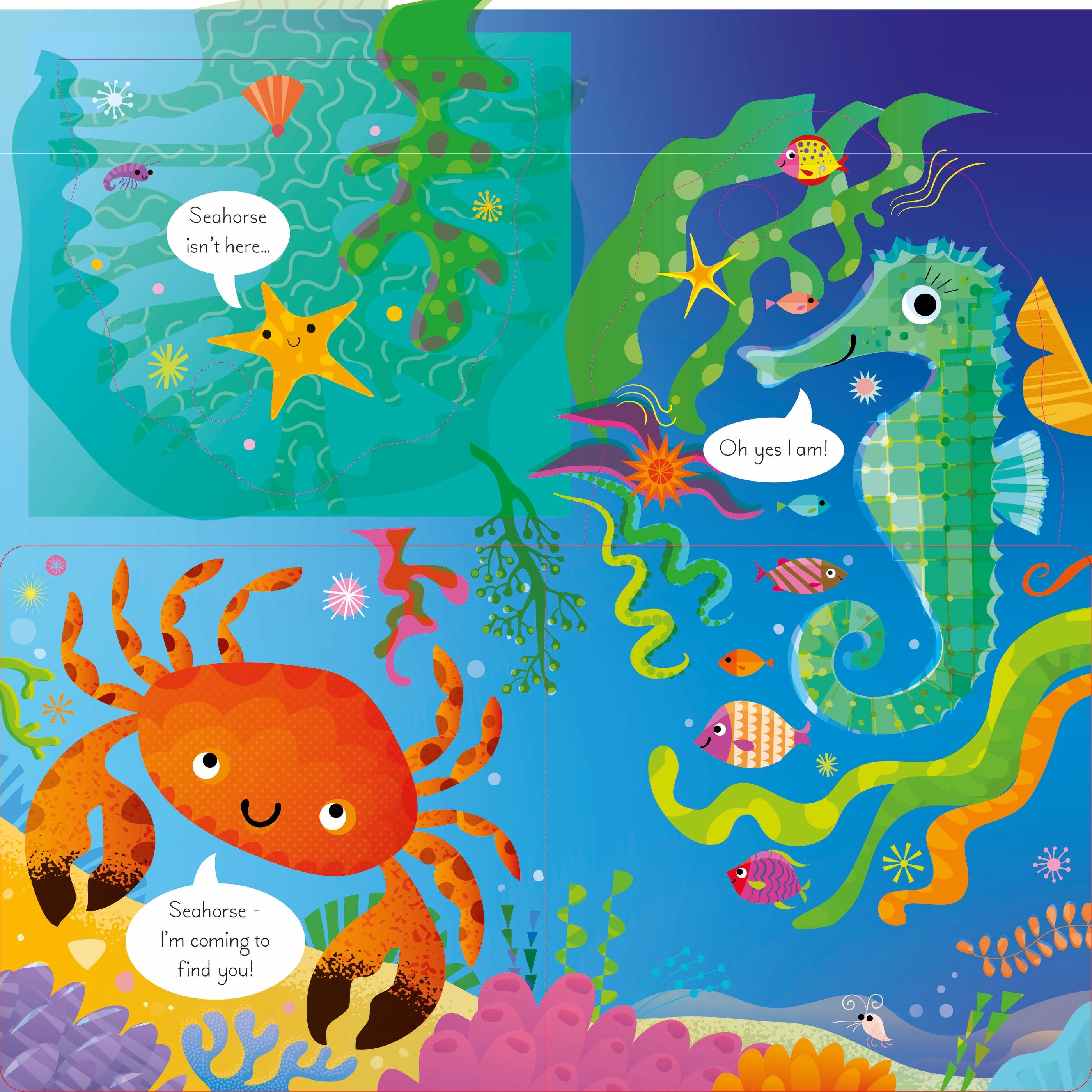 Play hide & seek with Octopus