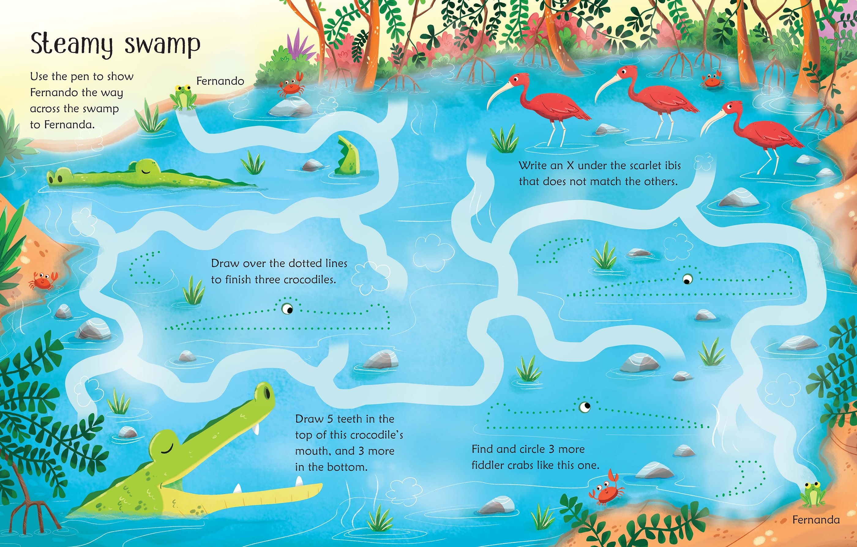 Wipe-clean Jungle activities