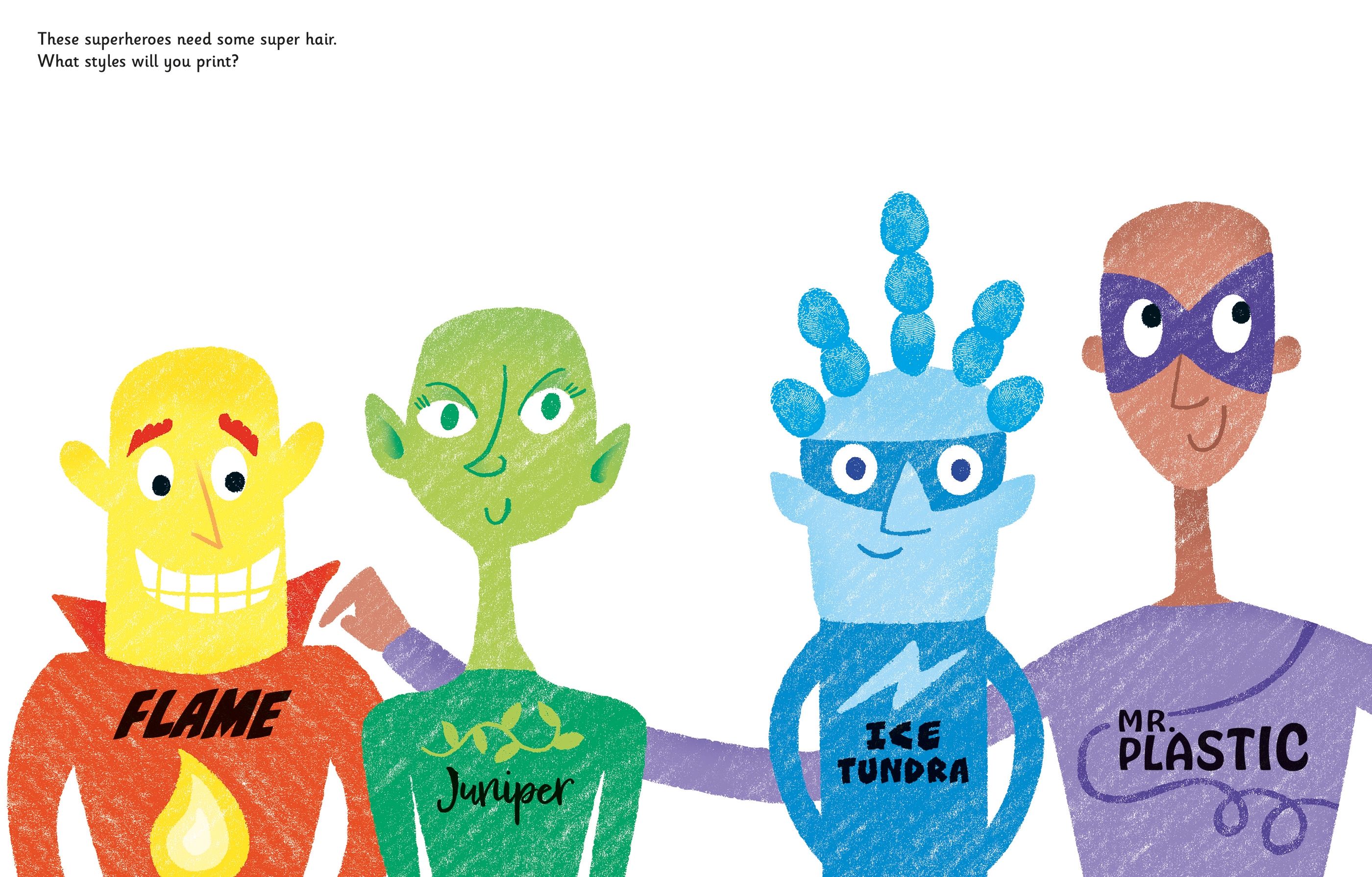 Fingerprint activities Superheroes