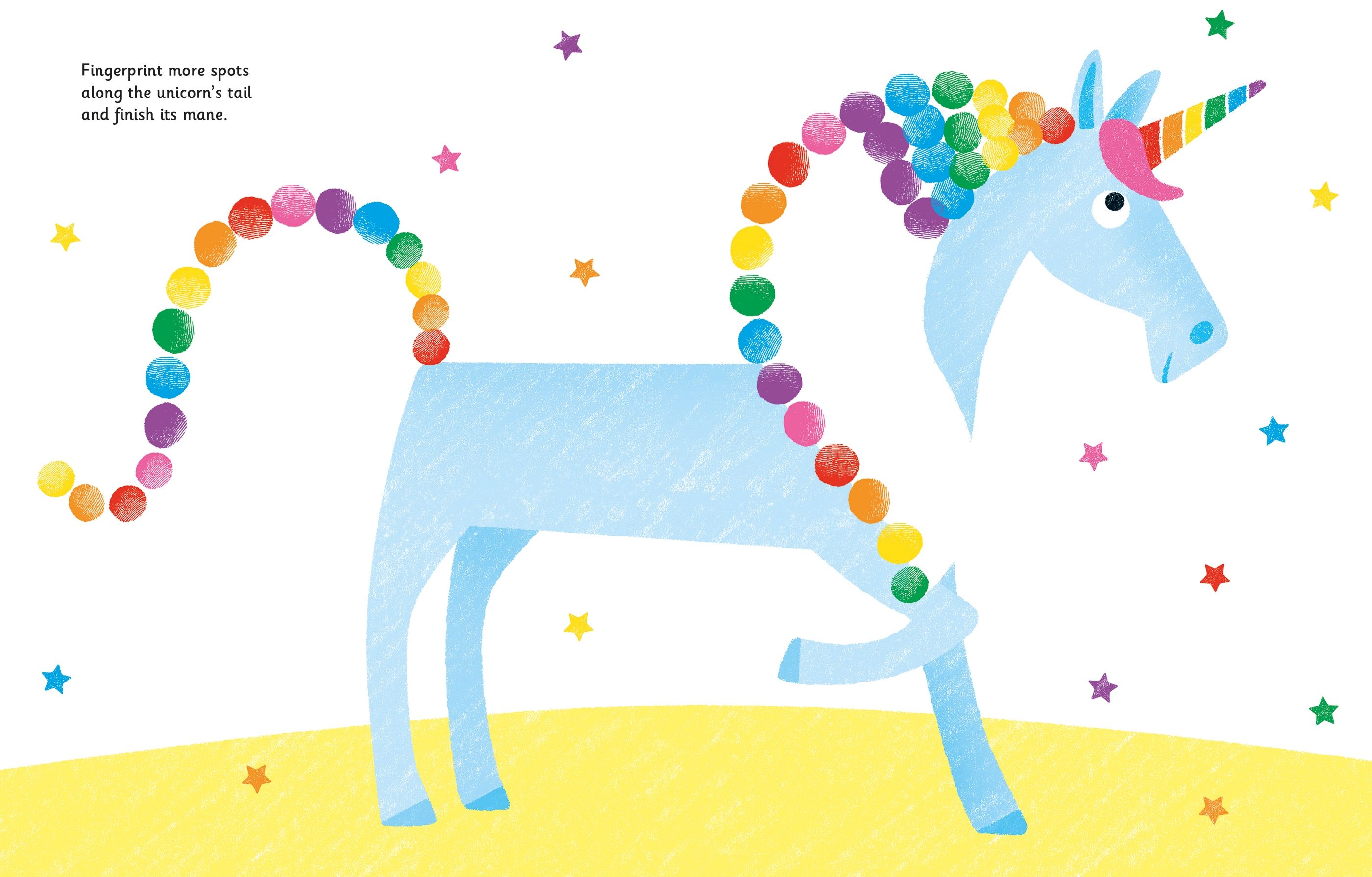 Fingerprint activities Unicorn and Fairies