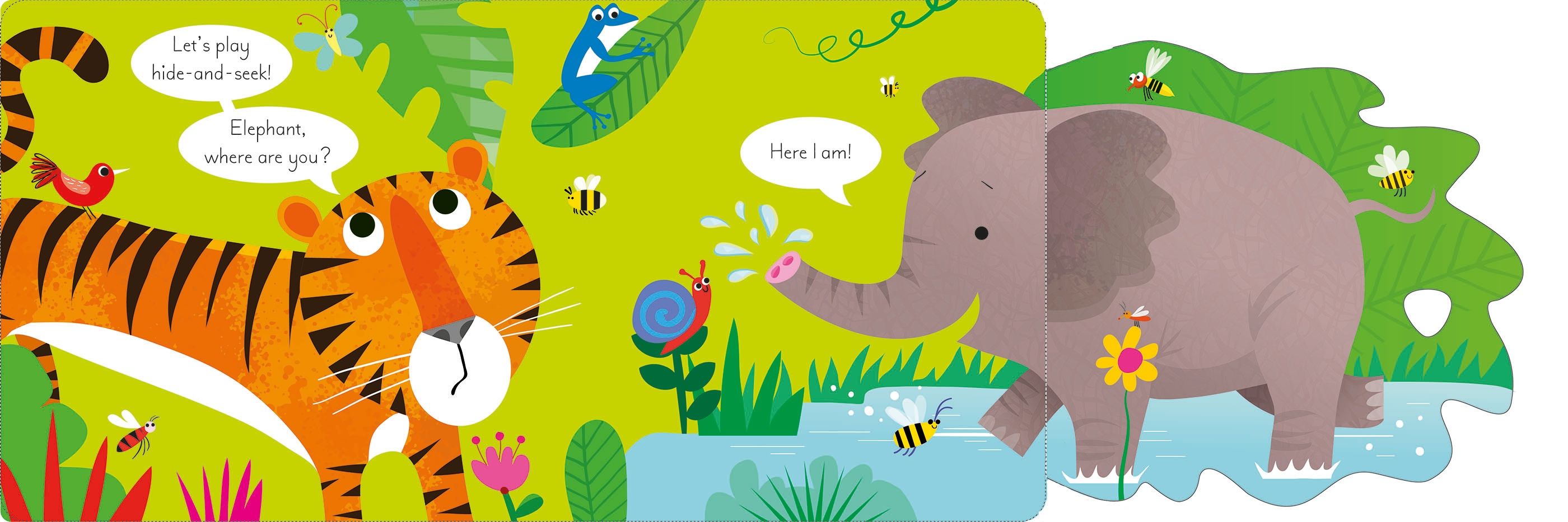 Play hide & seek with Tiger