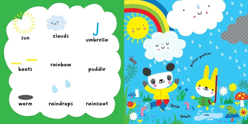 Baby very first playbook Garden words