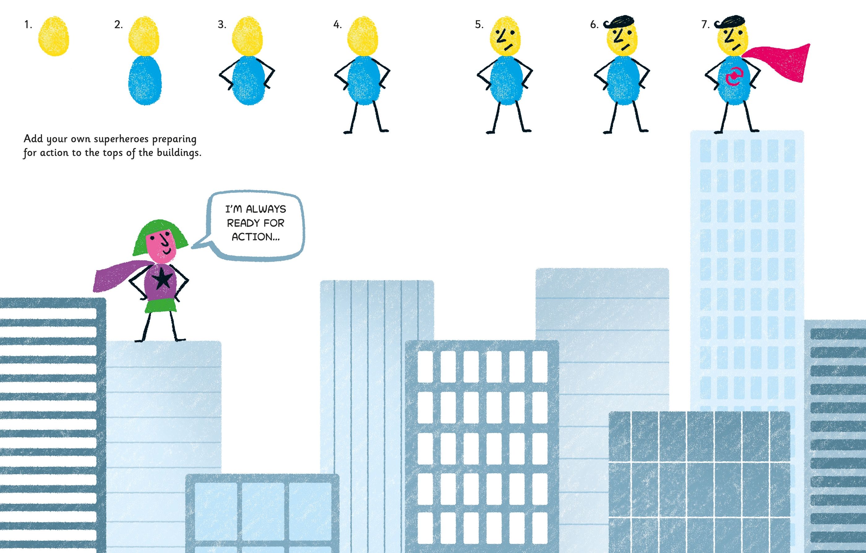 Fingerprint activities Superheroes