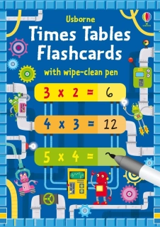 Times tables flash cards