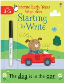Wipe-clean Starting to write EY